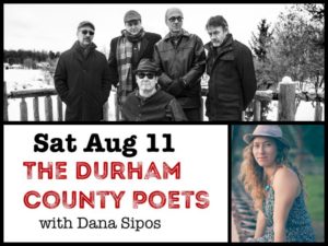 Durham County Poets with Dana Sipos @ Desboro Music Hall | Chatsworth | Ontario | Canada